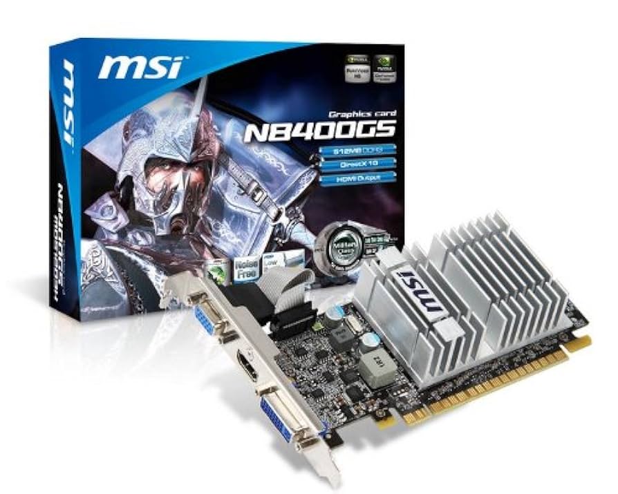 MSI nVidia GeForce 8400GS 512 MB DDR3 VGA/DVI/HDMI Low